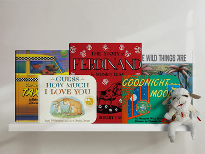 New baby or home book decor ideas. Add beautiful art to your child's room, or create a keepsake of your precious storytime moments with this curated kids bookshelf decor wallart.  Featured books: Everything is Mama by Jimmy Fallon, Goodnight Moon and more. Excellent baby shower gift!