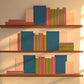 morning light shows off this amazing 45 book collection beautifully for your library pleasure bookshelf decor